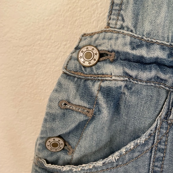 Free People Denim Overalls 0 - Picture 3 of 8